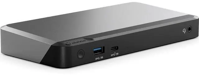 Alt view image 2 of 9 - Alogic Universal Dock Dual Display Screen 4K docking station with 65W power delivery PD DP Alt Mode USB-C and USB-A devices DUPRDX2-WW