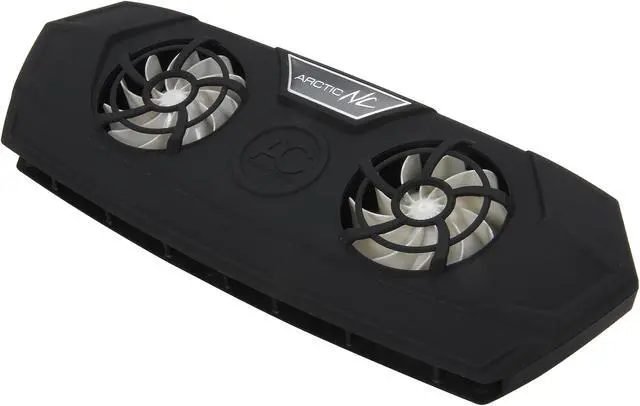 Main image of ARCTIC NC Tablet/Laptop Cooler, Combo Tablet Cooler/Stand, Dual 60mm Fans - Black