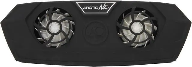 Alt view image 2 of 6 - ARCTIC NC Tablet/Laptop Cooler, Combo Tablet Cooler/Stand, Dual 60mm Fans - Black