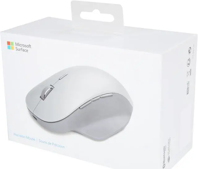 Alt view image 6 of 6 - Microsoft FTW-00001 Surface Precision Mouse - Light Gray