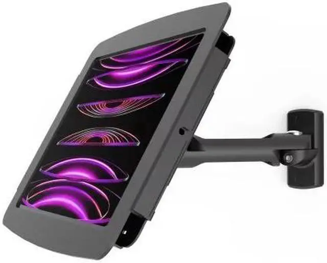 Alt view image 2 of 2 - Compulocks iPad Pro 12.9" (3-6th Gen) Space Enclosure Swing Wall Mount Black