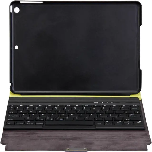 Alt view image 2 of 12 - Kensington Chartreuse KeyFolio Exact Thin Folio with Removable Bluetooth Keyboard Model K97093US