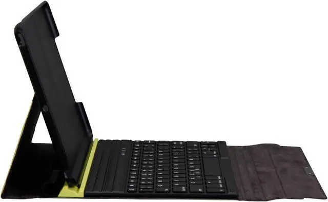 Alt view image 6 of 12 - Kensington Chartreuse KeyFolio Exact Thin Folio with Removable Bluetooth Keyboard Model K97093US