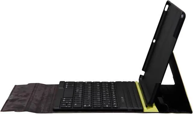 Alt view image 8 of 12 - Kensington Chartreuse KeyFolio Exact Thin Folio with Removable Bluetooth Keyboard Model K97093US