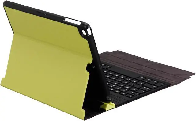 Alt view image 9 of 12 - Kensington Chartreuse KeyFolio Exact Thin Folio with Removable Bluetooth Keyboard Model K97093US
