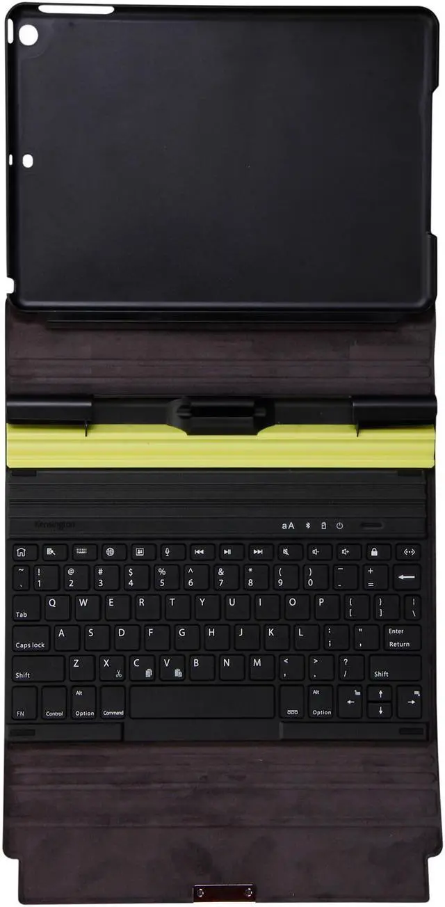 Alt view image 10 of 12 - Kensington Chartreuse KeyFolio Exact Thin Folio with Removable Bluetooth Keyboard Model K97093US