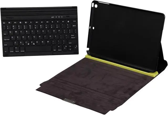 Alt view image 11 of 12 - Kensington Chartreuse KeyFolio Exact Thin Folio with Removable Bluetooth Keyboard Model K97093US