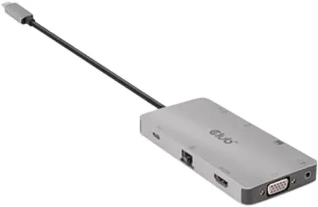 Main image of CLUB 3D B.V USBC 9-in-1 HUB with HDMI, VGA, 2X USB-A
