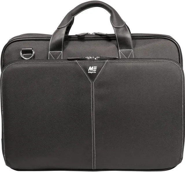 Main image of Mobile Edge Black Premium Nylon Laptop Briefcase - 16" PC/17" MacBook Model MEBCNP1