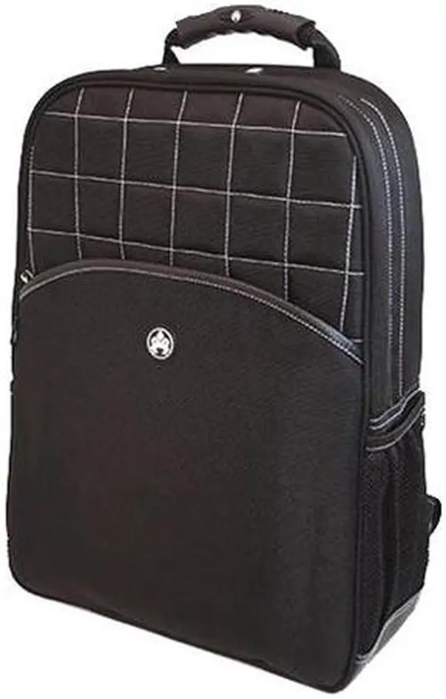 Main image of Sumo - Men's Computer Travel Pack 17.3" Backpack - Black w/White Stitching