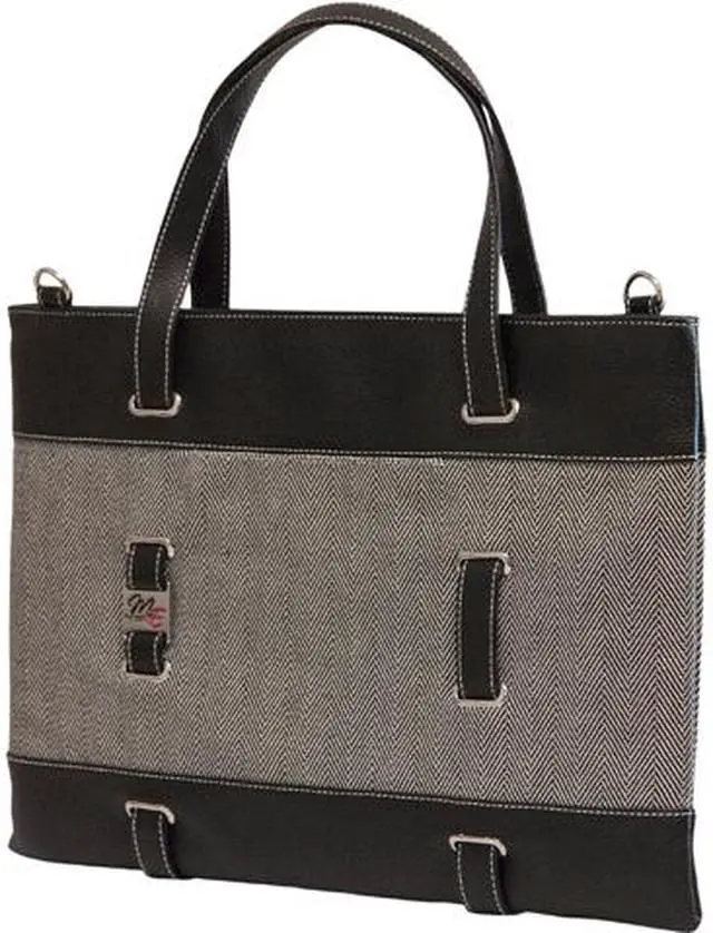Main image of Mobile Edge Black/White Women Herringbone Ultrabook Tote Model MEWHUT