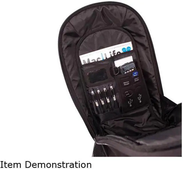 Alt view image 3 of 4 - Mobile Edge - Eco-Friendly Cotton Canvas 14.1" Ultrabook or 15" MacBook Backpack - Black