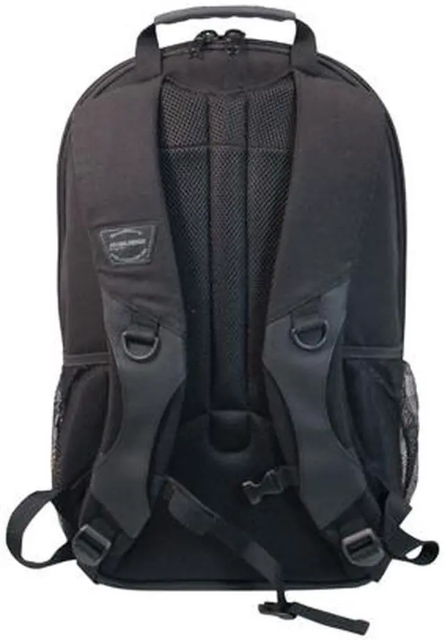 Alt view image 2 of 4 - Mobile Edge - Eco-Friendly Cotton Canvas 14.1" Ultrabook or 15" MacBook Backpack - Black