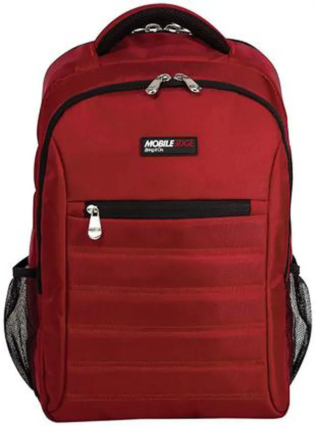 Alt view image 2 of 10 - Mobile Edge - SmartPack 15.6" Laptop/Tablet Backpack - Crimson Red