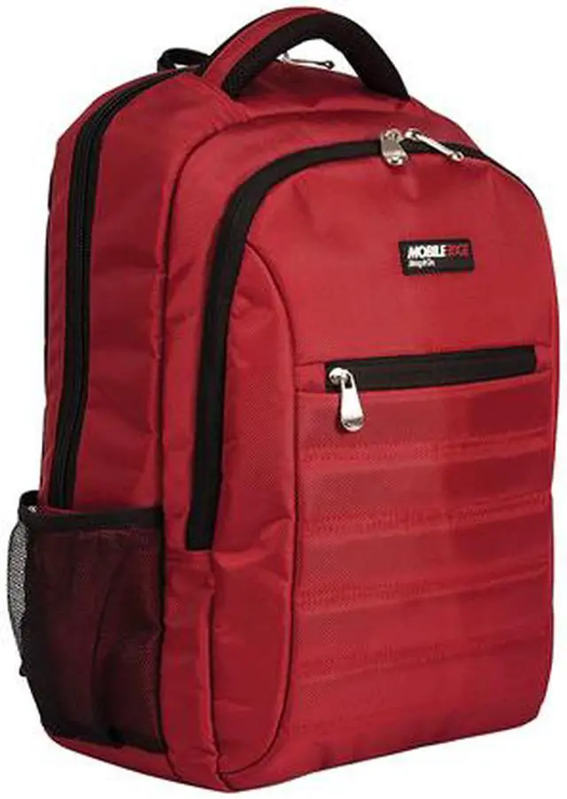 Alt view image 3 of 10 - Mobile Edge - SmartPack 15.6" Laptop/Tablet Backpack - Crimson Red