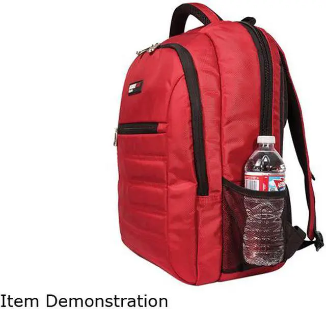 Alt view image 10 of 10 - Mobile Edge - SmartPack 15.6" Laptop/Tablet Backpack - Crimson Red