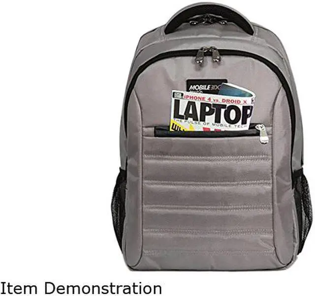 Alt view image 6 of 6 - Mobile Edge - SmartPack 15.6" Laptop/Tablet Backpack - Silver