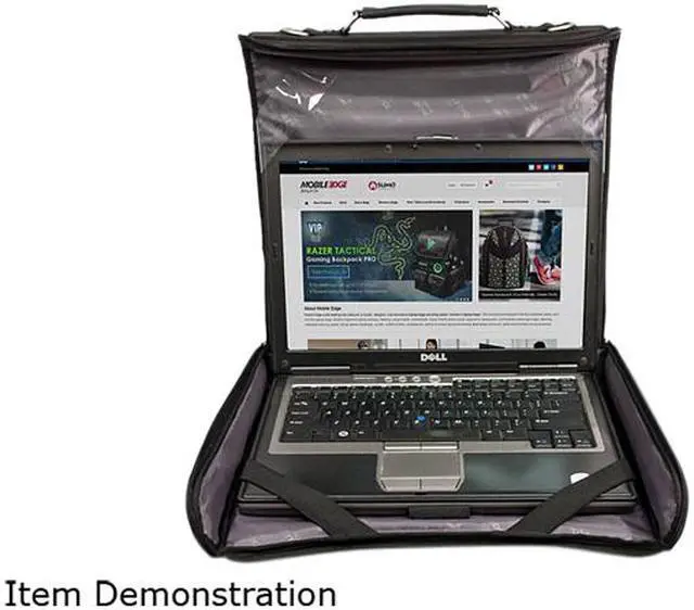 Alt view image 6 of 7 - Mobile Edge Express Carrying Case (Briefcase) for 17" Notebook, Chromebook - Black