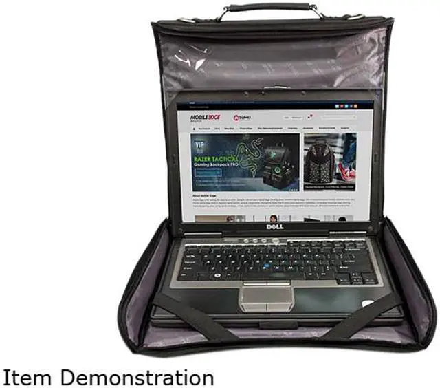 Alt view image 6 of 7 - Mobile Edge Express Carrying Case (Briefcase) for 16" Notebook, Chromebook - Black