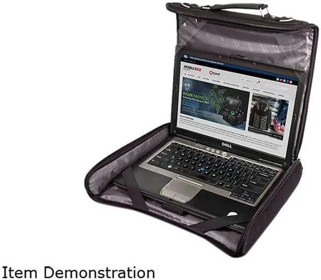 Alt view image 7 of 7 - Mobile Edge Express Carrying Case (Briefcase) for 16" Notebook, Chromebook - Black