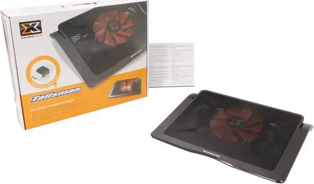 Alt view image 6 of 6 - Xigmatek Notebook cooler, Support up to 17" Wide Notebook Talisman D2012