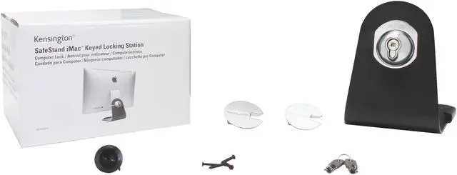 Alt view image 5 of 5 - Kensington Black K67822WW SafeStand iMac Keyed Locking Station for 21" & 27" iMacs