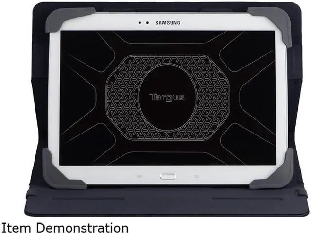 Alt view image 2 of 6 - Targus Fit-n-Grip Universal 9-10" 360° Rotating Tablet Case - THZ663GL
