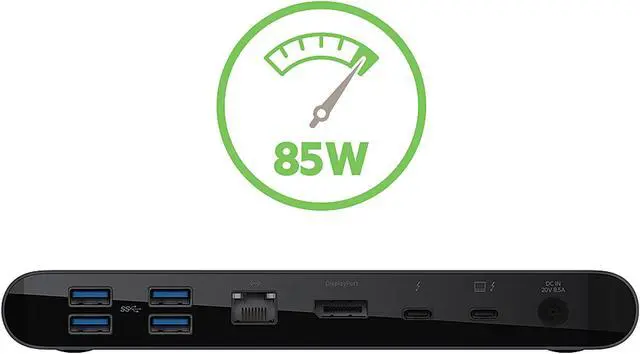 Alt view image 6 of 9 - Belkin Thunderbolt 3 Dock Pro - Dual 4K - 40Gbps - 85W PD - MacOS and Windows