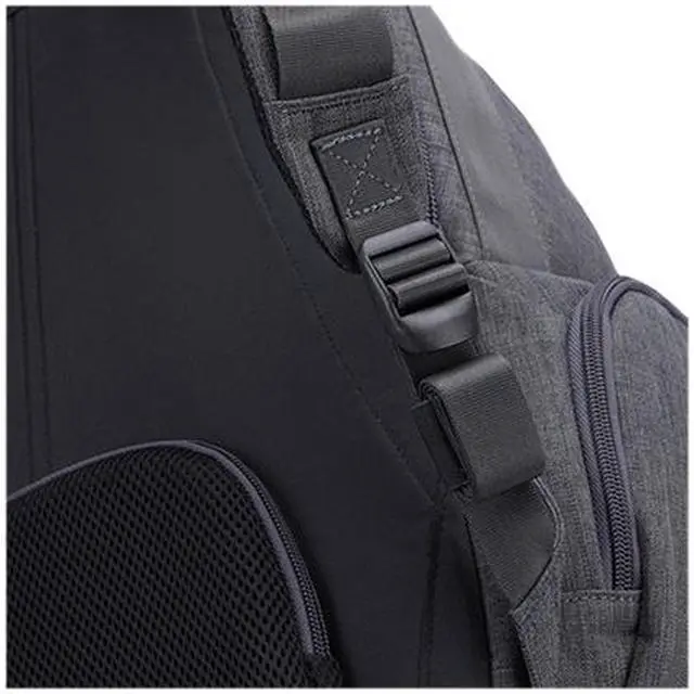 Alt view image 5 of 10 - Case Logic Anthracite Berkley 14" Laptop + Tablet Backpack Model BPCA-114ANTHRACITE