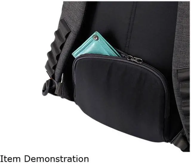 Alt view image 7 of 10 - Case Logic Anthracite Berkley 14" Laptop + Tablet Backpack Model BPCA-114ANTHRACITE