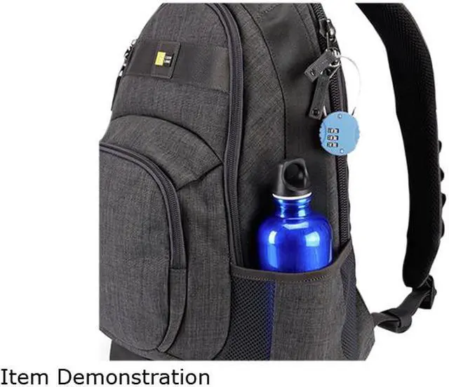 Alt view image 10 of 10 - Case Logic Anthracite Berkley 14" Laptop + Tablet Backpack Model BPCA-114ANTHRACITE
