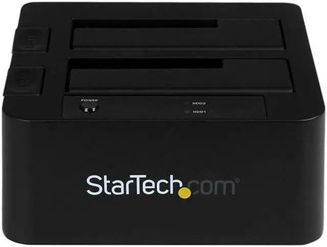Alt view image 2 of 4 - StarTech.com USB 3.0 / eSATA Dual Hard Drive Docking Station with UASP for 2.5/3.5in SATA SSD / HDD – SATA 6 Gbps USB 3.0 Dual Drive Dock