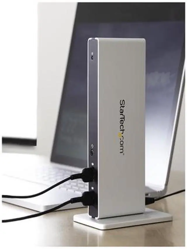 Alt view image 6 of 7 - StarTech.com USB3SDOCKDD DVI Dual Monitor Docking Station / 5 x USB 3.0 / Ethernet / HDMI / VGA Adapters / Laptop Docking Station / USB 3.0 Dock