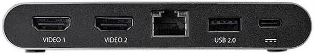 Alt view image 3 of 3 - StarTech.com DK30C2HAGPD USB-C Multiport Adapter - Dual-Monitor - Windows - USB-C to Dual 4K HDMI Adapter - 2 x USB-A Ports - 100W PD 3.0 - GbE