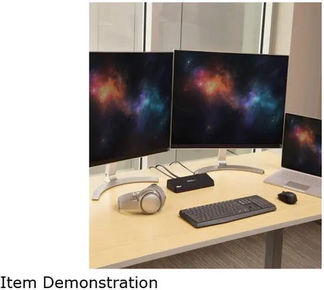 Alt view image 6 of 7 - StarTech.com USB3DOCKHDPC USB 3.0 Docking Station, Windows / macOS Compatible, Supports Dual Displays, HDMI / DisplayPort or 4K Ultra HD on a Single Monitor (USB3DOCKHDPC) by StarTech.com.com