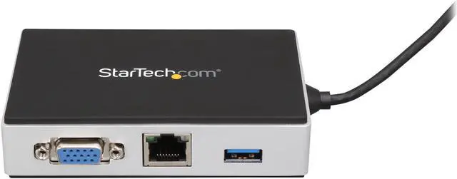 Alt view image 2 of 5 - StarTech Travel Docking Station for Laptops - VGA - USB 3.0 - Portable Universal Laptop Mini Dock (USB3SMDOCKV)