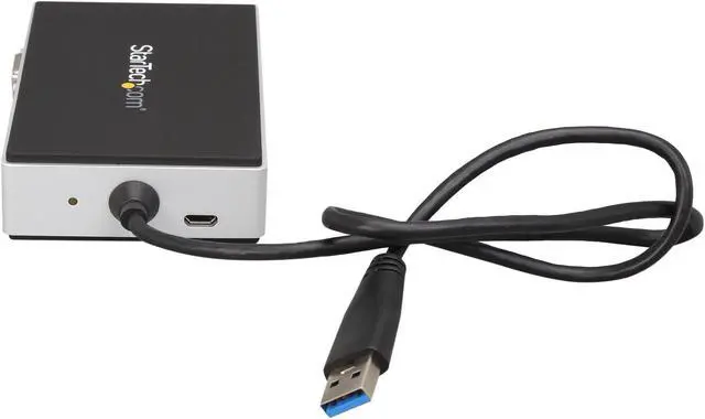 Alt view image 3 of 5 - StarTech Travel Docking Station for Laptops - VGA - USB 3.0 - Portable Universal Laptop Mini Dock (USB3SMDOCKV)