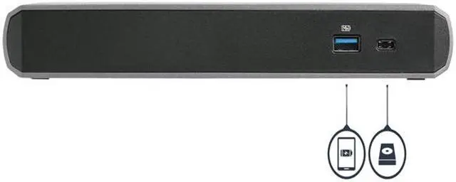 Alt view image 4 of 6 - StarTech.com TB3DK2DPPD Dual 4K Monitor Thunderbolt 3 Dock with DisplayPort - 85 W Power Delivery + Charging - Mac & Windows (TB3DK2DisplayPortPD)
