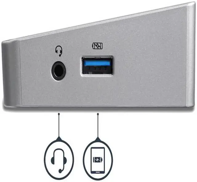 Alt view image 4 of 6 - StarTech.com DK30CH2DPPD 4K USB C Dock - 60W Power Delivery - Triple Monitor USB C to HDMI DisplayPort Docking Station (DK30CH2DPPD)