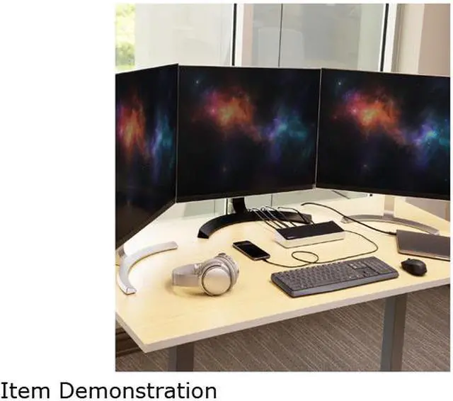 Alt view image 5 of 6 - StarTech.com DK30CH2DPPD 4K USB C Dock - 60W Power Delivery - Triple Monitor USB C to HDMI DisplayPort Docking Station (DK30CH2DPPD)