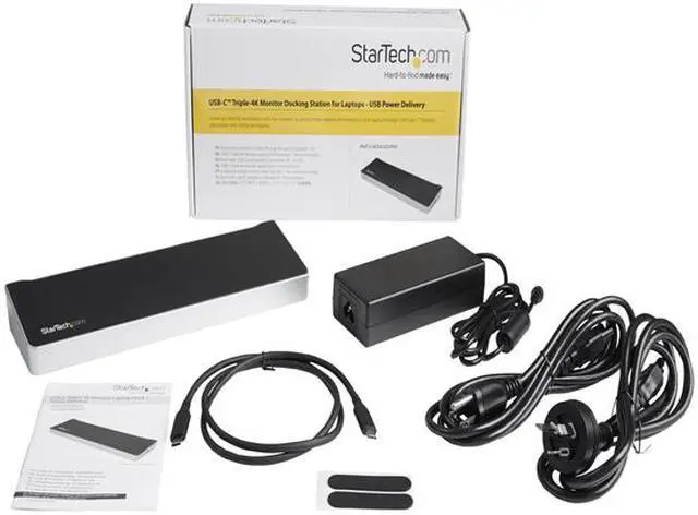 Alt view image 7 of 6 - StarTech.com DK30CH2DPPD 4K USB C Dock - 60W Power Delivery - Triple Monitor USB C to HDMI DisplayPort Docking Station (DK30CH2DPPD)