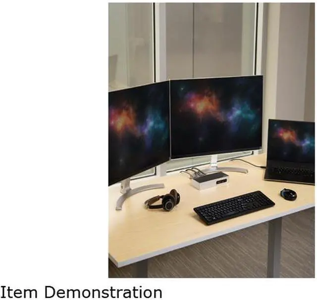 Alt view image 6 of 8 - StarTech.com DK30ADD USB 3.0 Dual Monitor Docking Station / Mac & Windows / USB to HDMI / USB to VGA or DVI / Port Replicator / 6 x USB 3.0