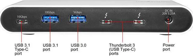 Alt view image 8 of 8 - StarTech.com TB33A1C Thunderbolt 3 USB 3.1 Multi-Channel Hub Controller - 4 Ports 10G/5G 1xC 3xA - Thunderbolt 3 Hub, Thunderbolt 3 to USB Adapter