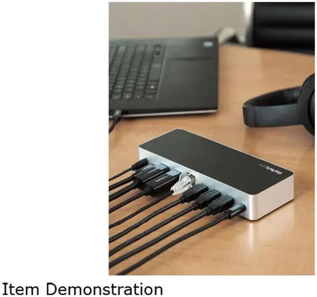Alt view image 5 of 7 - StarTech MST30C2HHPD Dual Monitor USB C Dock - For Windows Laptops - 4K MST - with 60W Power Delivery (USB PD) - Laptop Docking Station