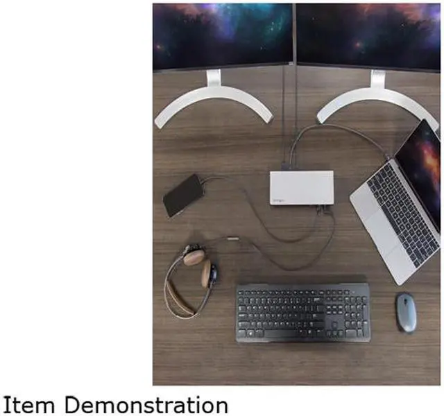 Alt view image 6 of 7 - StarTech MST30C2HHPD Dual Monitor USB C Dock - For Windows Laptops - 4K MST - with 60W Power Delivery (USB PD) - Laptop Docking Station