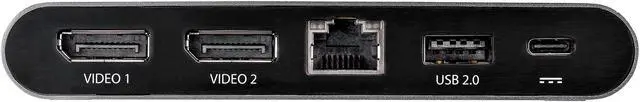 Alt view image 6 of 11 - StarTech.com DK30C2DAGPD USB-C Multiport Adapter - Dual-Monitor - Windows - USB-C to Dual 4K DisplayPort Adapter - 2x USB-A Ports - 100W PD 3.0 - GbE