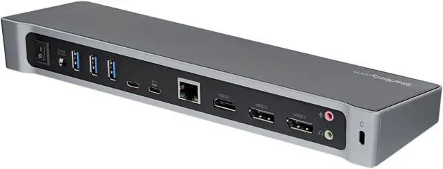 Alt view image 2 of 4 - StarTech.com DK30CH2DEP Triple 4K Monitor USB C Dock with DisplayPort and HDMI - 100W Power Delivery - Mac, Windows & Chrome OS (DK30CH2DEP)