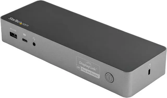 Alt view image 4 of 13 - StarTech.com Black & Space Gray DK30C2DPEP Dual 4K Universal Laptop Docking Station - USB-C / USB 3.0 - 100W PD