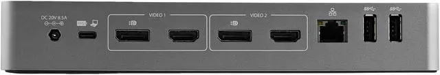 Alt view image 7 of 13 - StarTech.com Black & Space Gray DK30C2DPEP Dual 4K Universal Laptop Docking Station - USB-C / USB 3.0 - 100W PD