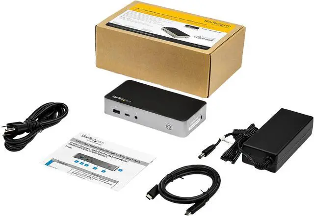 Alt view image 9 of 10 - StarTech.com DK30CHHPD Dual HDMI Monitor USB-C Docking Station w/ 60W Power Delivery - Mac & Windows - 1x USB-C & 3x USB-A - GbE - 1080p (DK30CHHPD)